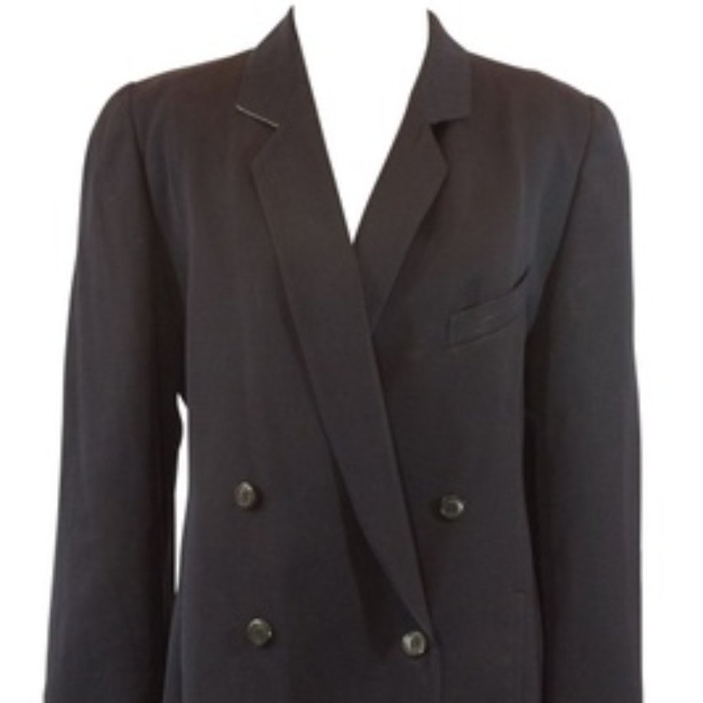 Vintage Gucci Black Wool Blazer